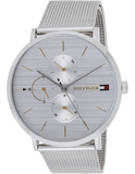 Buy Shop Tommy Hilfiger Jenna Quartz Silver Dial Silver Mesh Bracelet Watch For Women - 1781942 USA Online