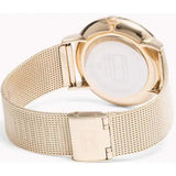 Buy Shop Tommy Hilfiger Jenna Quartz White Dial Gold Mesh Bracelet Watch For Women - 1781943 USA Online