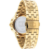 Buy Shop Tommy Hilfiger Jenna Quartz White Dial Gold Steel Strap Watch for Women - 1782069 USA Online