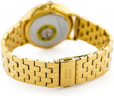 Buy Shop Tommy Hilfiger Jenna Quartz White Dial Gold Steel Strap Watch for Women - 1782069 USA Online