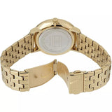 Buy Shop Tommy Hilfiger Jenna Quartz White Dial Gold Steel Strap Watch for Women - 1782069 USA Online