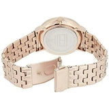 Buy Shop Tommy Hilfiger Jenna Quartz White Dial Rose Gold Steel Strap Watch for Women - 1782070 USA Online