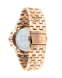 Buy Shop Tommy Hilfiger Jenna Quartz White Dial Rose Gold Steel Strap Watch for Women - 1782070 USA Online