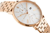 Buy Shop Tommy Hilfiger Jenna Quartz White Dial Rose Gold Steel Strap Watch for Women - 1782070 USA Online