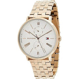 Buy Shop Tommy Hilfiger Jenna Quartz White Dial Rose Gold Steel Strap Watch for Women - 1782070 USA Online
