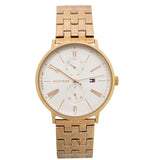 Buy Shop Tommy Hilfiger Jenna Quartz White Dial Rose Gold Steel Strap Watch for Women - 1782070 USA Online