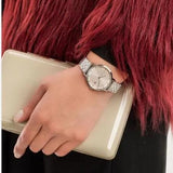Buy Shop Tommy Hilfiger Jenna Quartz White Dial Silver Steel Strap Watch for Women - 1782068 USA Online