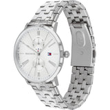Buy Shop Tommy Hilfiger Jenna Quartz White Dial Silver Steel Strap Watch for Women - 1782068 USA Online