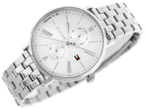 Buy Shop Tommy Hilfiger Jenna Quartz White Dial Silver Steel Strap Watch for Women - 1782068 USA Online