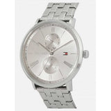 Buy Shop Tommy Hilfiger Jenna Quartz White Dial Silver Steel Strap Watch for Women - 1782068 USA Online