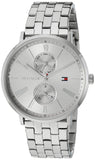 Buy Shop Tommy Hilfiger Jenna Quartz White Dial Silver Steel Strap Watch for Women - 1782068 USA Online
