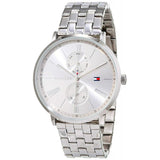 Buy Shop Tommy Hilfiger Jenna Quartz White Dial Silver Steel Strap Watch for Women - 1782068 USA Online