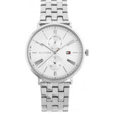 Buy Shop Tommy Hilfiger Jenna Quartz White Dial Silver Steel Strap Watch for Women - 1782068 USA Online