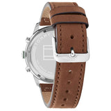 Buy Shop Tommy Hilfiger Jimmy Chronograph Green Dial Brown Leather Strap Watch For Men - 1791948 USA Online
