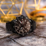 Buy Shop Tommy Hilfiger Jimmy Chronograph Grey Dial Grey Steel Strap Watch For Men - 1791951 USA Online