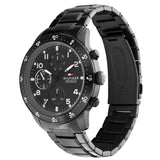 Buy Shop Tommy Hilfiger Jimmy Chronograph Grey Dial Grey Steel Strap Watch For Men - 1791951 USA Online