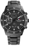 Buy Shop Tommy Hilfiger Jimmy Chronograph Grey Dial Grey Steel Strap Watch For Men - 1791951 USA Online