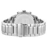 Buy Shop Tommy Hilfiger Jimmy Multifunction Black Dial Silver Steel Strap Watch For Men - 1791950 USA Online