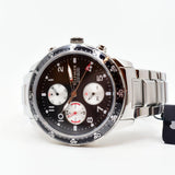 Buy Shop Tommy Hilfiger Jimmy Multifunction Black Dial Silver Steel Strap Watch For Men - 1791950 USA Online