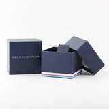 Buy Shop Tommy Hilfiger Jordan Chronograph Blue Dial Silver Steel Strap Watch For Men - 1792094 USA Online