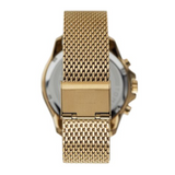 Buy Shop Tommy Hilfiger Jordan Chronograph Green Dial Gold Mesh Strap Watch For Men - 1792093 USA Online