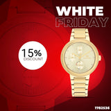Buy Shop Tommy Hilfiger Joy Analog Gold Dial Gold Steel Strap Watch For Women - 1782536 USA Online