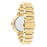 Buy Shop Tommy Hilfiger Joy Analog Gold Dial Gold Steel Strap Watch For Women - 1782536 USA Online