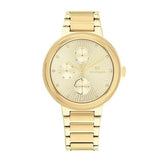 Buy Shop Tommy Hilfiger Joy Analog Gold Dial Gold Steel Strap Watch For Women - 1782536 USA Online