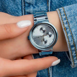 Buy Shop Tommy Hilfiger Joy Chronograph Blue Dial Blue Steel Strap Watch For Women - 1782535 USA Online