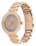 Buy Shop Tommy Hilfiger Joy Chronograph Gold Dial Gold Steel Strap Watch For Women - 1782533 USA Online