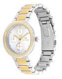 Buy Shop Tommy Hilfiger Joy Chronograph Silver Dial Two Tone Steel Strap Watch for Women - 1782534 USA Online