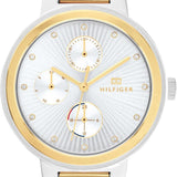 Buy Shop Tommy Hilfiger Joy Chronograph Silver Dial Two Tone Steel Strap Watch for Women - 1782534 USA Online