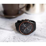 Buy Shop Tommy Hilfiger Justin Black Dial Black Rubber Strap Watch For Men - 1792056 USA Online