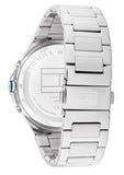 Buy Shop Tommy Hilfiger Justin Chronograph Gray Dial Silver Steel Strap Watch For Men - 1792054 USA Online