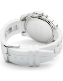 Buy Shop Tommy Hilfiger K2 White Dial White Rubber Strap Watch for Women - 1781306 USA Online