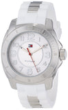 Buy Shop Tommy Hilfiger K2 White Dial White Rubber Strap Watch for Women - 1781306 USA Online