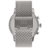 Buy Shop Tommy Hilfiger Kane Black Dial Silver Mesh Bracelet Watch for Men - 1710402 USA Online
