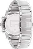Buy Shop Tommy Hilfiger Kane Blue Dial Silver Steel Strap Watch for Men - 1710401 USA Online