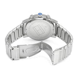 Buy Shop Tommy Hilfiger Kane Blue Dial Silver Steel Strap Watch for Men - 1710401 USA Online