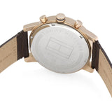 Buy Shop Tommy Hilfiger Kane Brown Dial Brown Leather Strap Watch for Men - 1710400 USA Online