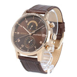 Buy Shop Tommy Hilfiger Kane Brown Dial Brown Leather Strap Watch for Men - 1710400 USA Online
