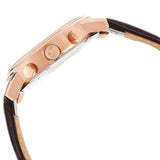 Buy Shop Tommy Hilfiger Kane Chronograph Blue Dial Brown Leather Strap Watch for Men - 1791399 USA Online