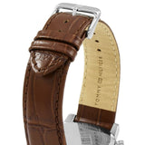 Buy Shop Tommy Hilfiger Kane Chronograph White Dial Brown Leather Strap Watch for Men - 1791400 USA Online
