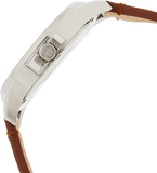 Buy Shop Tommy Hilfiger Kane Chronograph White Dial Brown Leather Strap Watch for Men - 1791400 USA Online