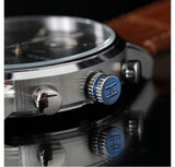 Buy Shop Tommy Hilfiger Kane Grey Dial Brown Leather Strap Watch for Men - 1710398 USA Online