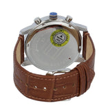 Buy Shop Tommy Hilfiger Kane Grey Dial Brown Leather Strap Watch for Men - 1710398 USA Online