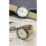 Buy Shop Tommy Hilfiger Kane White Dial Beige Leather Strap Watch for Men - 1710399 USA Online