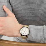 Buy Shop Tommy Hilfiger Kane White Dial Beige Leather Strap Watch for Men - 1710399 USA Online