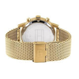 Buy Shop Tommy Hilfiger Kane White Dial Gold Mesh Bracelet Watch for Men - 1710403 USA Online