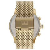 Buy Shop Tommy Hilfiger Kane White Dial Gold Mesh Bracelet Watch for Men - 1710403 USA Online